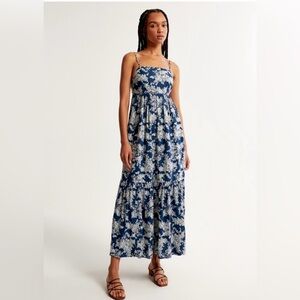 Abercrombie NWT LOW back maxi dress large tall